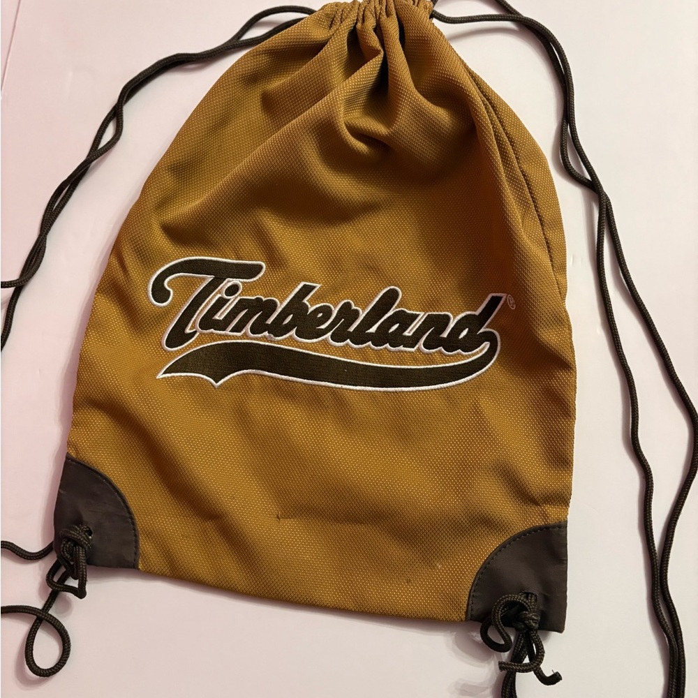 Timberland Brown Drawstring Bag
